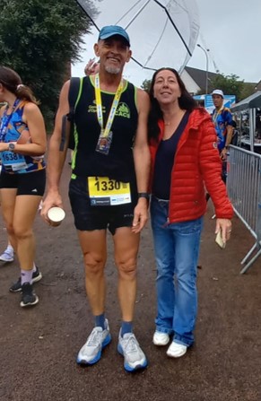 Photo de la présidente du Trail Cross du Fort des Dunes de Flandre